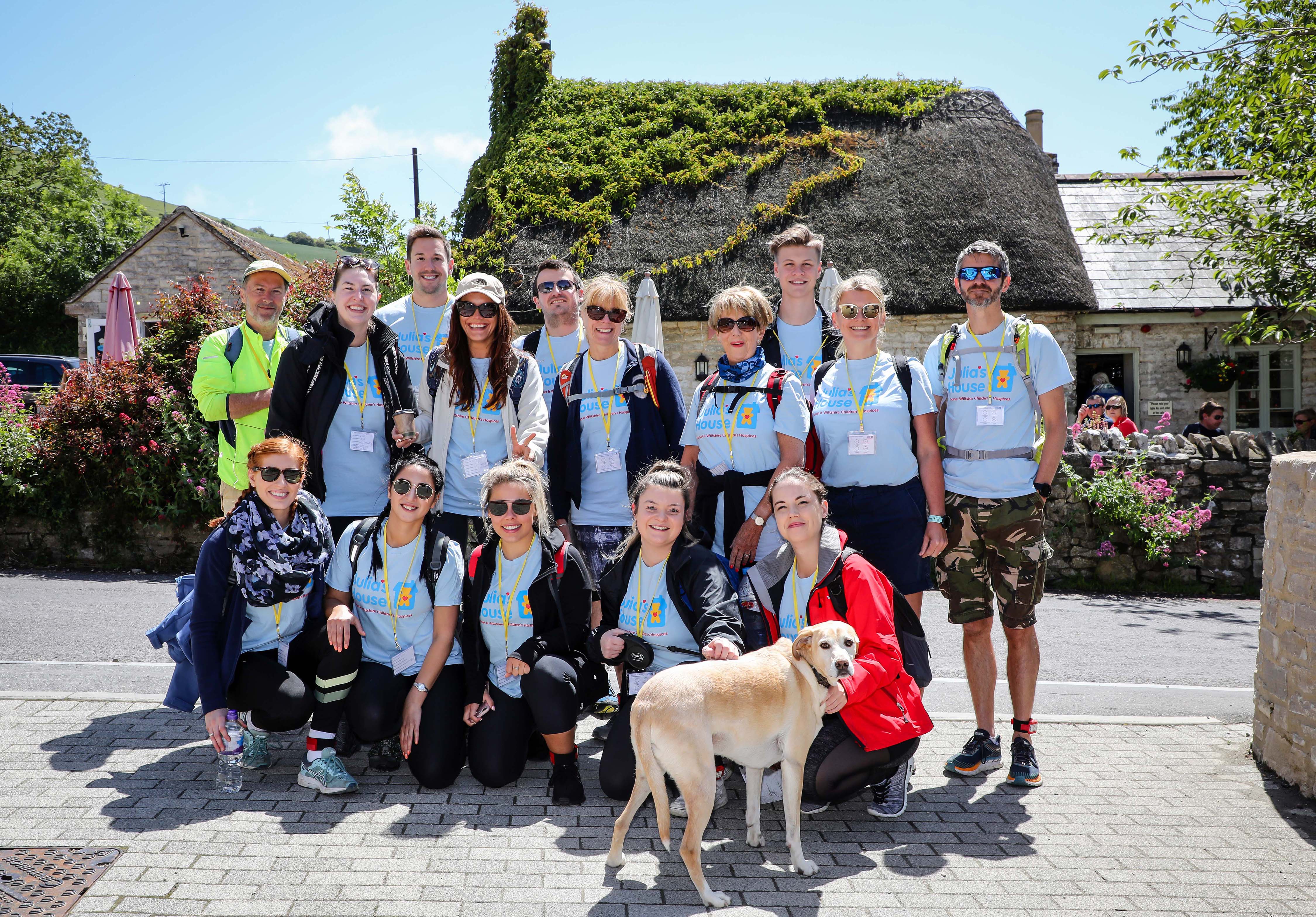 Ellis Jones conquer the Julia’s House Jurassic Coast Trek