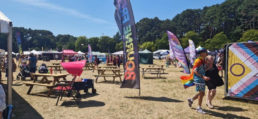Supporting the Bourne Free Pride Festival