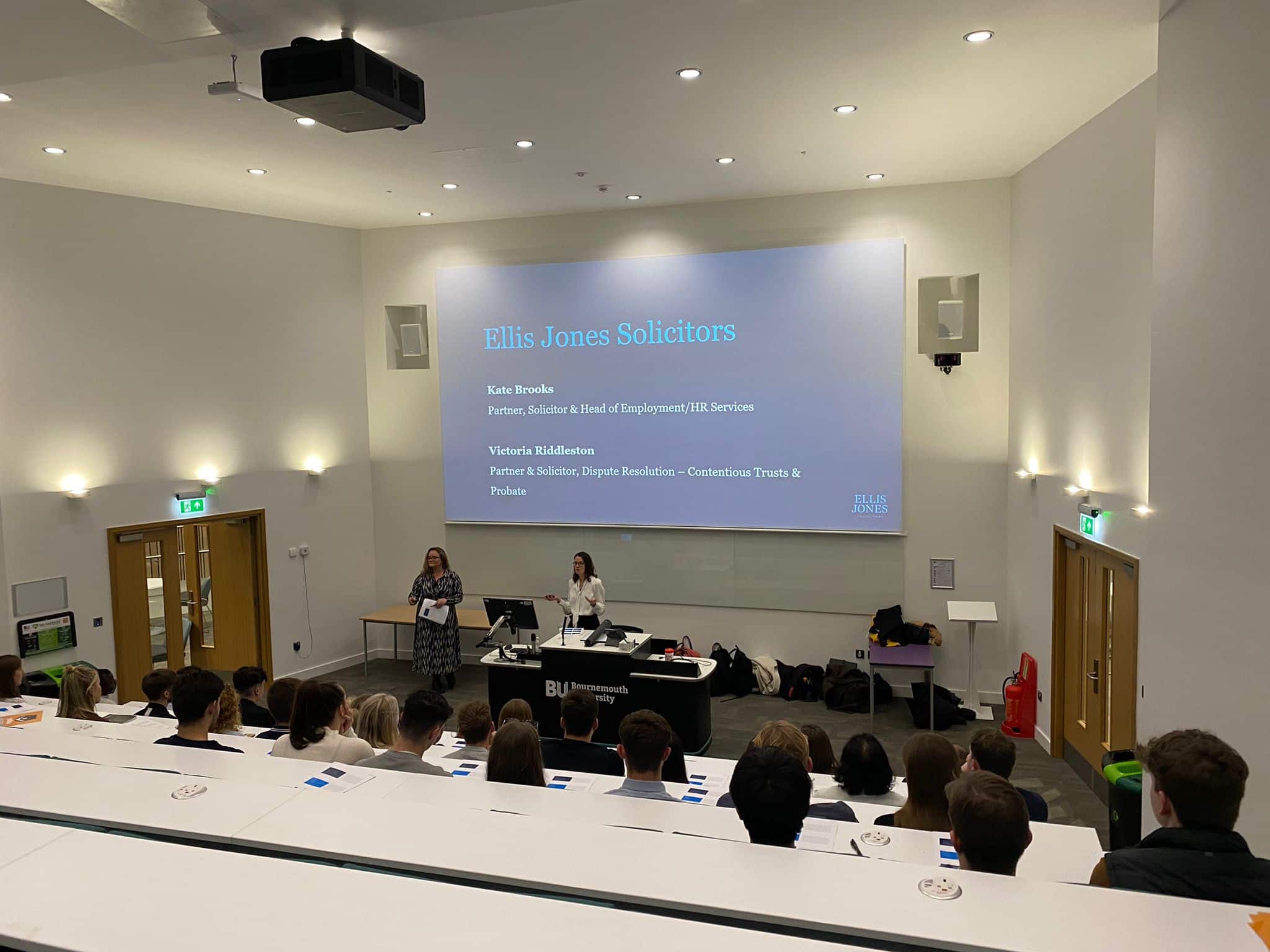 The first Ellis Jones ‘Meet the Firm’ Event at Bournemouth University