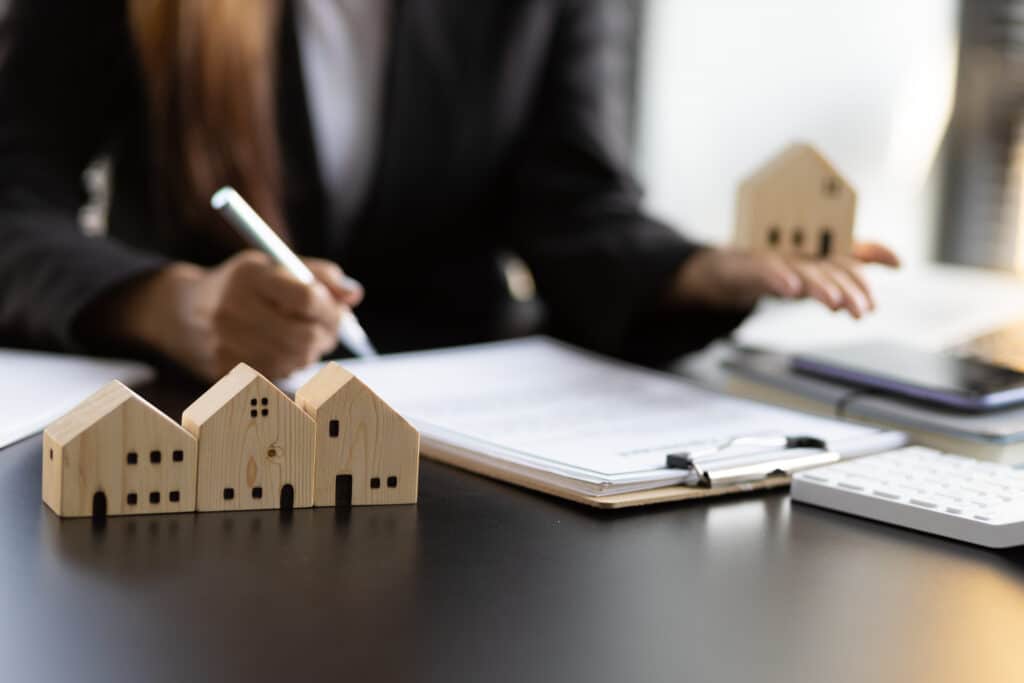 What is an option agreement in property development and how does it work?