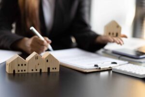 What is an option agreement in property development and how does it work?