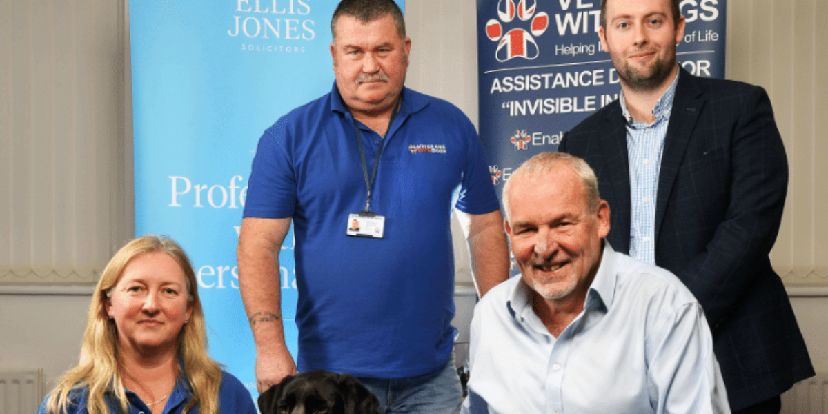 Ellis Jones welcomes Veterans with Dogs